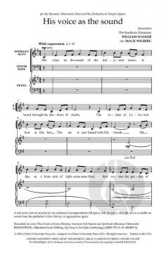 His voice as the sound von Mack Wilberg (Download) 