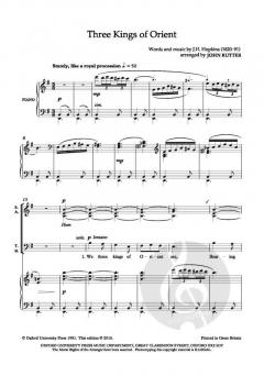 Three Kings of Orient von John Rutter (Download) 