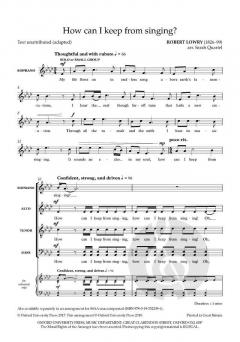 How can I keep from singing? von Sarah Quartel (Download) 