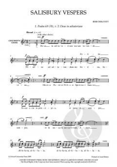 Salisbury Vespers von Bob Chilcott (Download) 