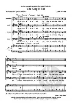 The King of Blis von John Rutter (Download) 