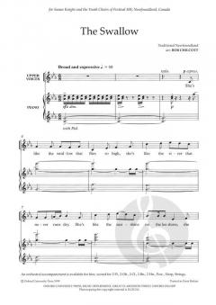 The Swallow von Bob Chilcott (Download) 