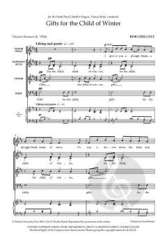 Gifts For The Child Of Winter von Bob Chilcott (Download) 