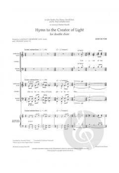 Hymn To The Creator Of Light von John Rutter (Download) 