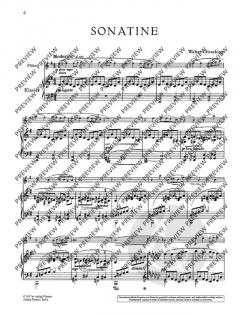 Sonatine von Walter Gieseking 