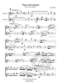 3 Movements von Ton Verhiel (Download) 