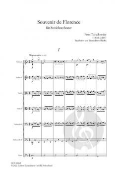Souvenir de Florence von Peter Iljitsch Tschaikowsky 