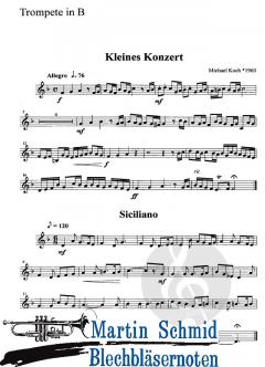 Kleines Konzert (+CD) von Michael Koch 