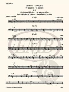Der Mikrokosmos des Ensemblespiels für Streicher 1 von Béla Bartók im Alle Noten Shop kaufen (Einzelstimme)