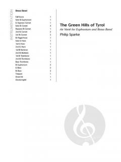 The Green Hills of Tyrol von Philip Sparke 