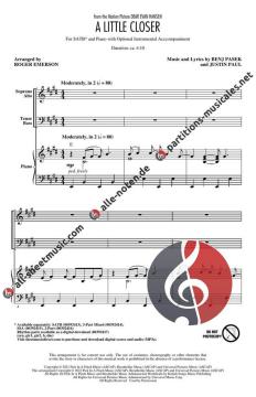 A Little Closer von Benj Pasek 