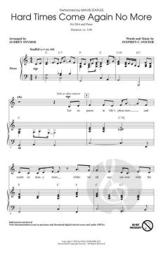 Hard Times Come Again No More von Stephen Collins Foster (Download) 
