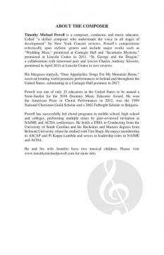 The Gift to Sing von Timothy Michael Powell (Download) 