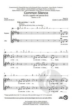 Common Silence von Marie-Claire Saindon (Download) 