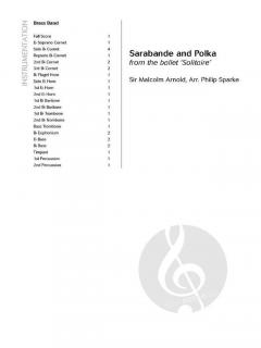 Sarabande and Polka von Malcolm Arnold 