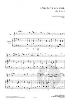 6 Flute Sonatas op. 2 Vol. 2 von Philip Peter Eiffert 