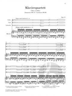 Klavierquartett Nr. 2 g-moll op. 45 von Gabriel Fauré 
