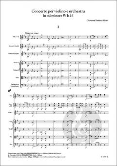 Concerto per violino e orchestra in MI min W I:16 von Giovanni Battista Viotti im Alle Noten Shop kaufen