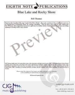Blue Lake and Rocky Shore 