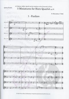 3 Miniatures op. 79 von Ricardo Matosinhos 