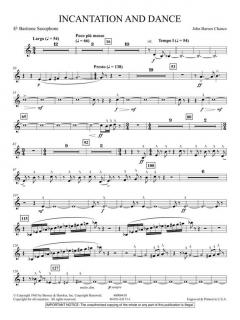 Incantation And Dance (John Barnes Chance) 