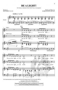 Be a Light! von Mark Hayes (Download) 