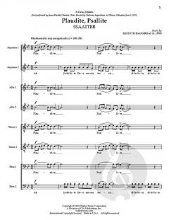 Plaudite, Psallite von Kestutis Daugirdas 