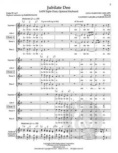 Jubilate Deo von Luca Marenzio 