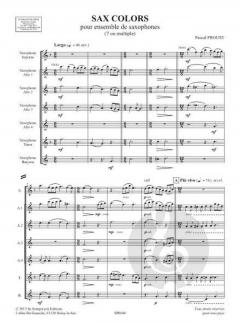Sax colors von Pascal Proust im Alle Noten Shop kaufen