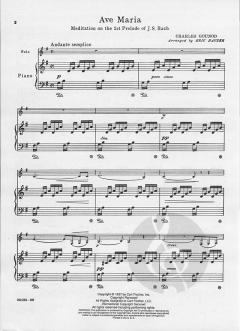 Ave Maria (Meditation) von Johann Sebastian Bach für Horn und Klavier