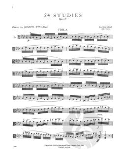 24 Etüden op. 37 von Jacob Dont 