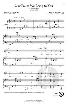 Our Praise We Bring to You von Jacob Tilton (Download) 