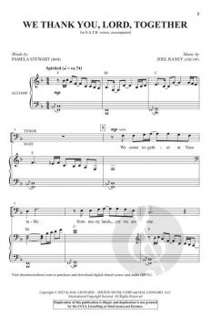 We Thank You, Lord, Together von Joel Raney (Download) 