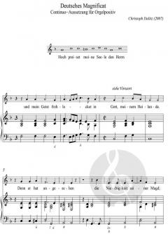 Orgelbegleitung zum "Deutschen Magnificat" (Download) 