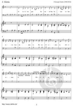 Orgelbegleitung zur "Missa tribus vocibus" (Download) 