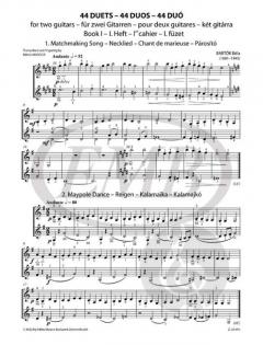 44 Duos von Béla Bartók 