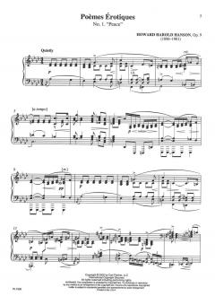 Early Piano Music von Howard Hanson 