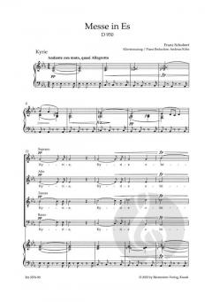 Messe in Es D 950 von Franz Schubert (Download) 