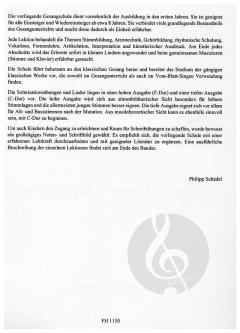 Praktische Gesangschule - Hohe Ausgabe 