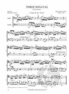 3 Sonatas, Op. 8, Nos. 10-12 von Willem de Fesch 
