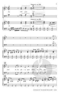 Fantasia on To God Be the Glory von William Howard Doane (Download) 