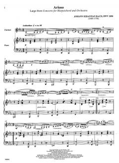 Arioso von Johann Sebastian Bach 