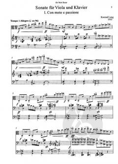 Sonate von Konrad Lang 