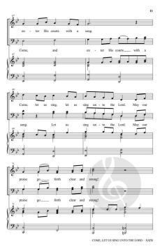 Come, Let Us Sing Unto the Lord von Joseph M. Martin (Download) 