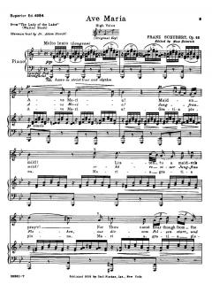 Ave Maria, Op. 52 von Franz Schubert 
