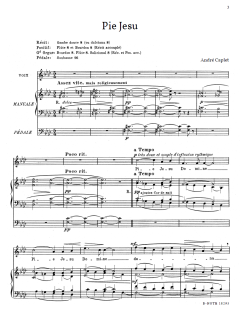 Pie Jesu für Singstimme und Orgel von André Léon Caplet im Alle Noten Shop kaufen