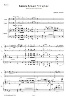 Trio Nr. 1 op. 23 von Conradin Kreutzer 