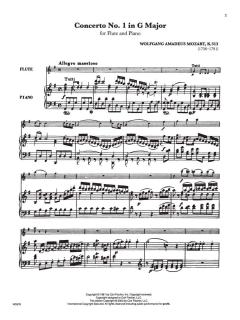 Concerto No. 1 in G Major, , K 313 (W.A. Mozart) 