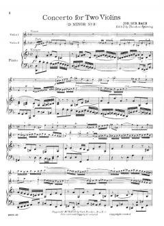 Doppelkonzert Nr. 3 d-Moll BWV 1043 von Johann Sebastian Bach 