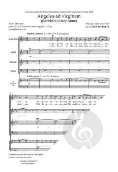Angelus ad virginem (Gabriel to Mary came) (Download) 